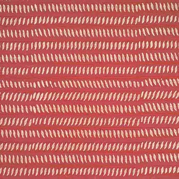 34-red screenprint kilim