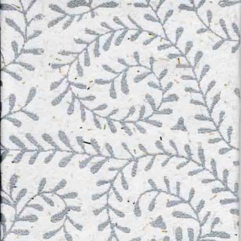 49- silver leaf swirl