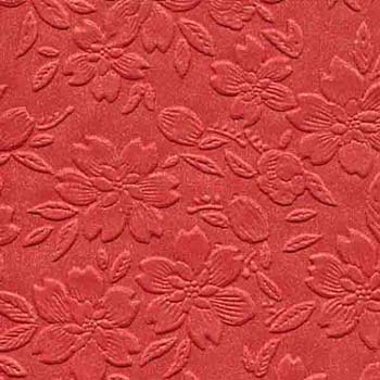 72- red embossed