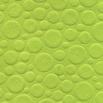 73- embossed circles lime